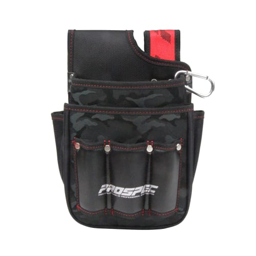 SK11 Waist Pouch with Reinforced Bottom, Black Camouflage Fabric, and Unique Belt Loops (PRO-RD13)