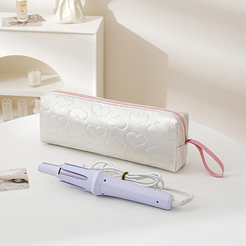 Large capacity anti scald design, straight hair straightener, curling iron storage bag, portable travel storage bag