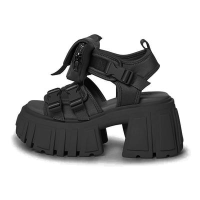 Mode Damen Plateau Spanische Modemarke 2024 Frühlingsstil Dark Punk Höhenerhöhend Römische Schuhe Offene Zehen Herren Sandalen Stiefel