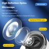 60X MicroMini Portable Microscope with UV Handheld Microscope with LED Flashlight Mini Microscope for Student Science Lab