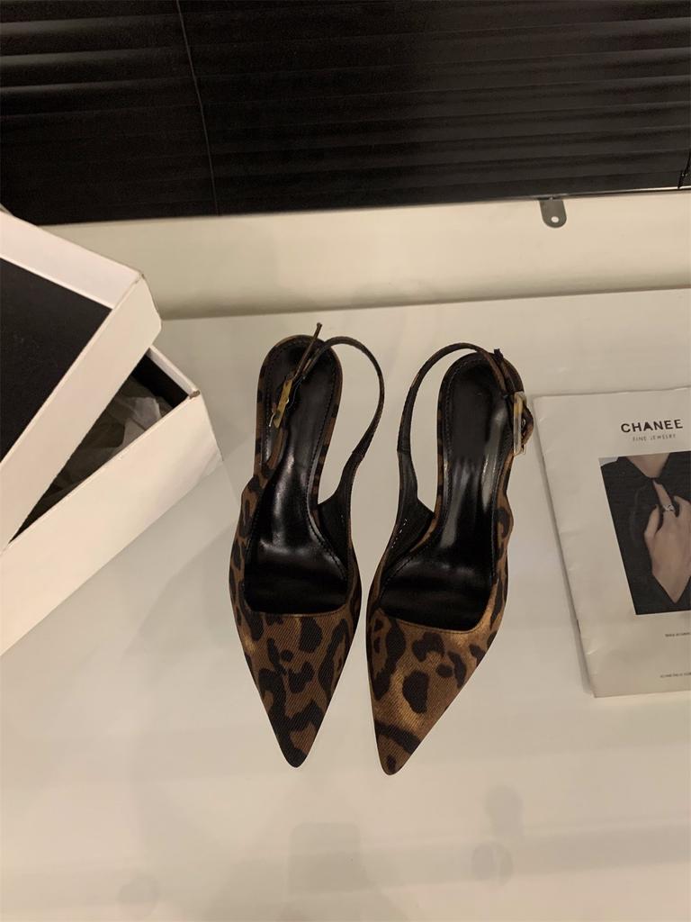 Niche high heels bag head sandals fairy shoes new temperament socialite black single shoes