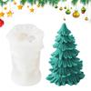 3D Weihnachtsbaum Tannenzapfen Kerzenform DIY Aroma Kerzen Seife Silikonformen Gips Harz Handwerk Herstellung Zuhause Weihnachten Deko Kunst Geschenke