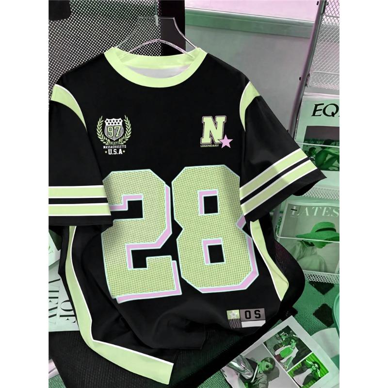 2026Summer New Men's New York No.96 Print 3D Digital Print Baseball
