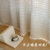 Japanese Style Linen Cotton Semi Blackout Curtains Short Curtain For Living Room Bedroom Kitchen Door Partition