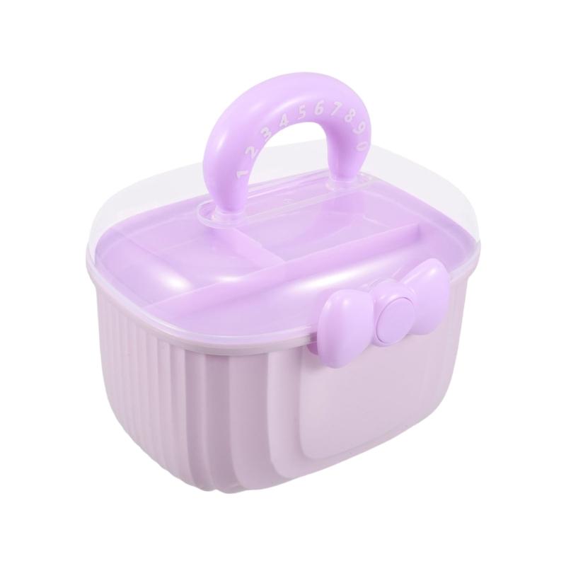 Clear View Storage Organizers For Girls Women 2 Layer Durable Plastic Travel Friendly Case With Comfort Grip