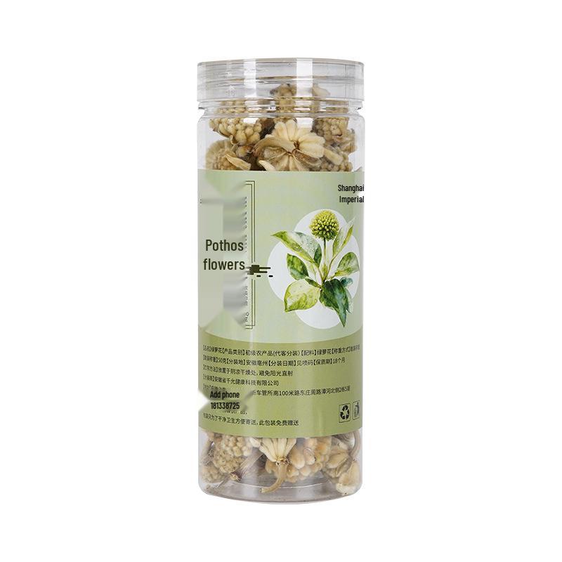 Tibet Green Luo Hua Flower Tea, 50g Bottle, New Stock - Large Dried Green Luo Hua Blossoms. 50g Green Luo Hua