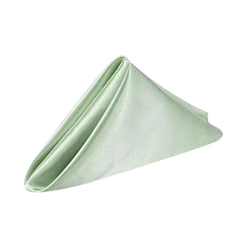 High-Density Satin Napkin – Wedding Style Solid Color Overlock Placemat Tablecloth with Flower Design.