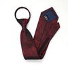 Black Zipper-Free Lazy Blue Men And Women Business Dress Interview To Work Groom Wedding Korean Version Narrow Tie