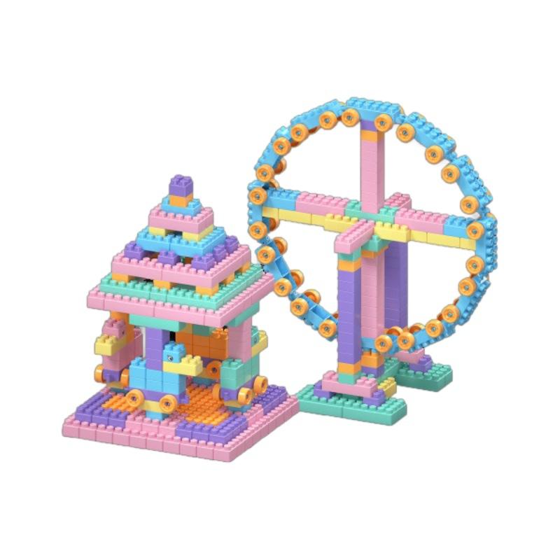 Children'S Diy Assembled Particles Building Block Kindergarten Educational Early Education 3-6 Years Old Toy Gift