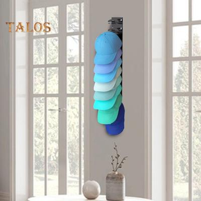 Hat Organizer Baseball Cap Storage Rack Self-Adhesive Simple Installation Wall Mounted Multi-layer Hat Hanger Holder Display Rack