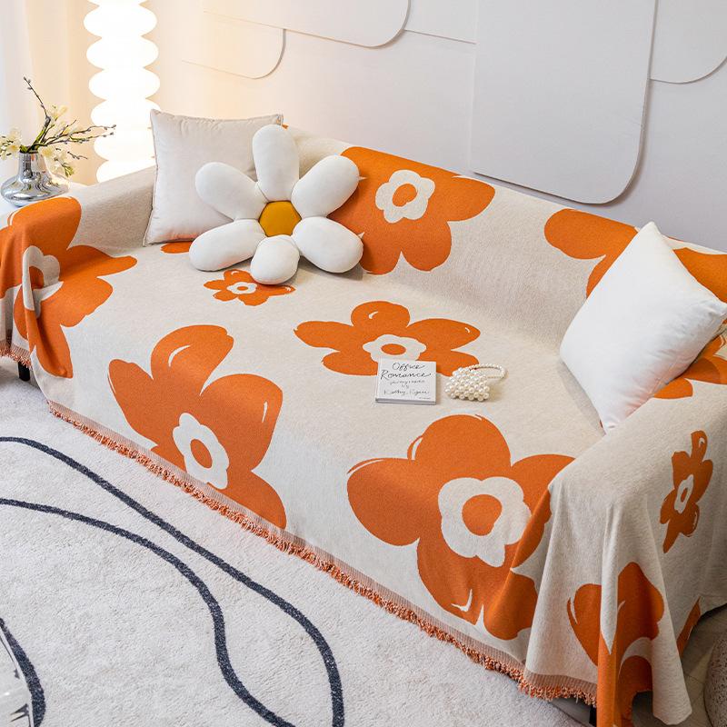 Sofabezug, kratzfest, Sofabezug, Stoff, Ins Style, Bezug, Handtuch, Vollbezug, Stoff, nordisches Sofatuch, All-Inclusive-Universalbezug