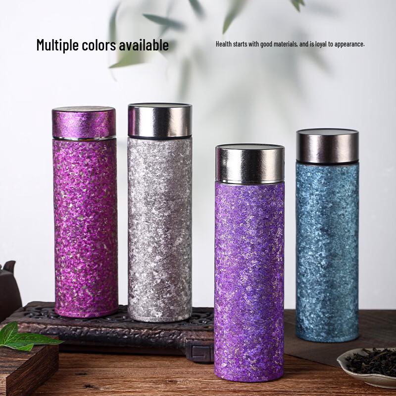 Hanton Titanium Double-Layer Thermos Tea Infuser Cup