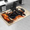 "Halloween Witch Cat Decorations - Spooky Black Cat with Hat"Office Mat Home Decor Office Desk Chair Carpet for office ph122