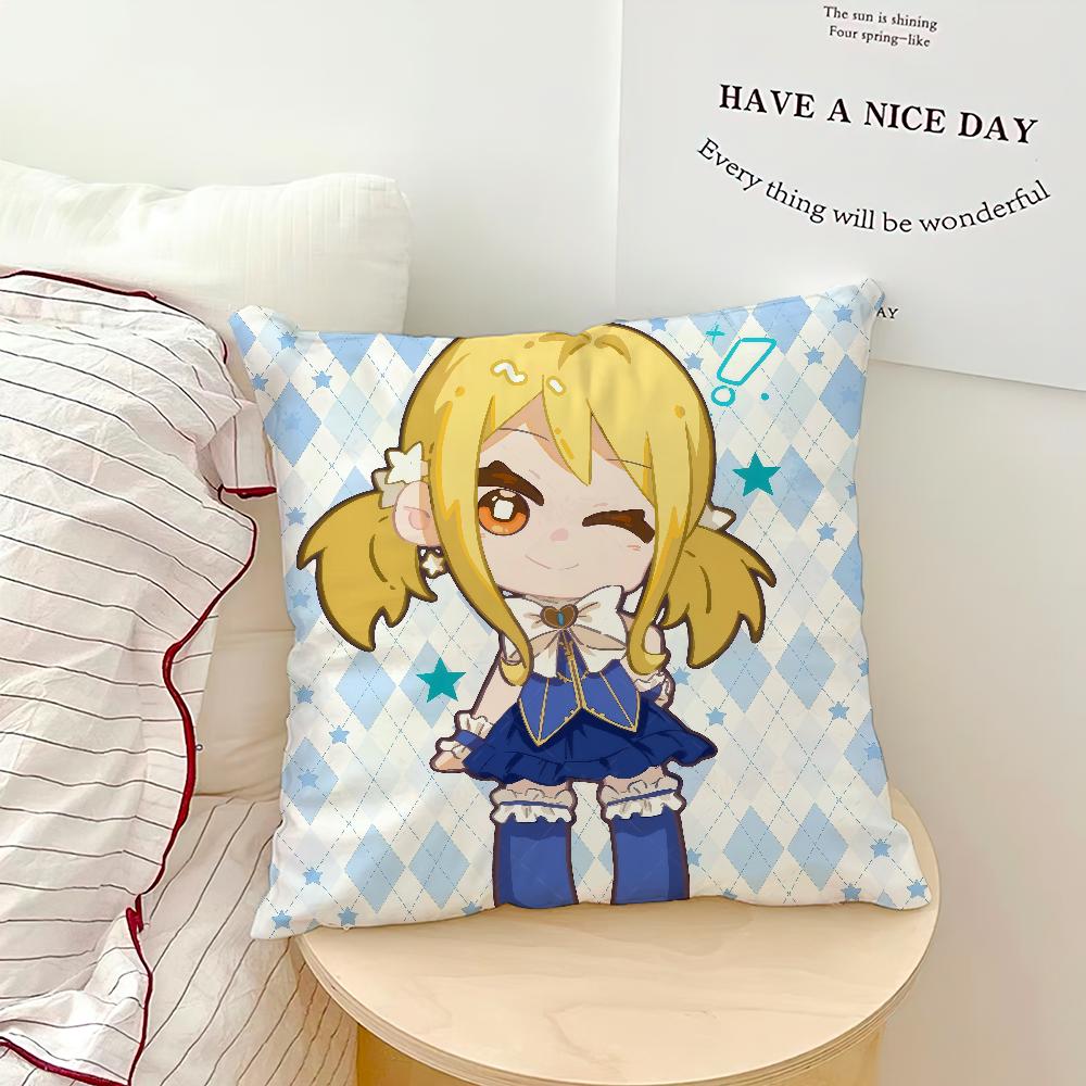 anime kawaii fFAIRY cute tTAIL chibi lucy Comfortable soft Pillow Case for Sofa Living Room Home Decor Protective Covers
