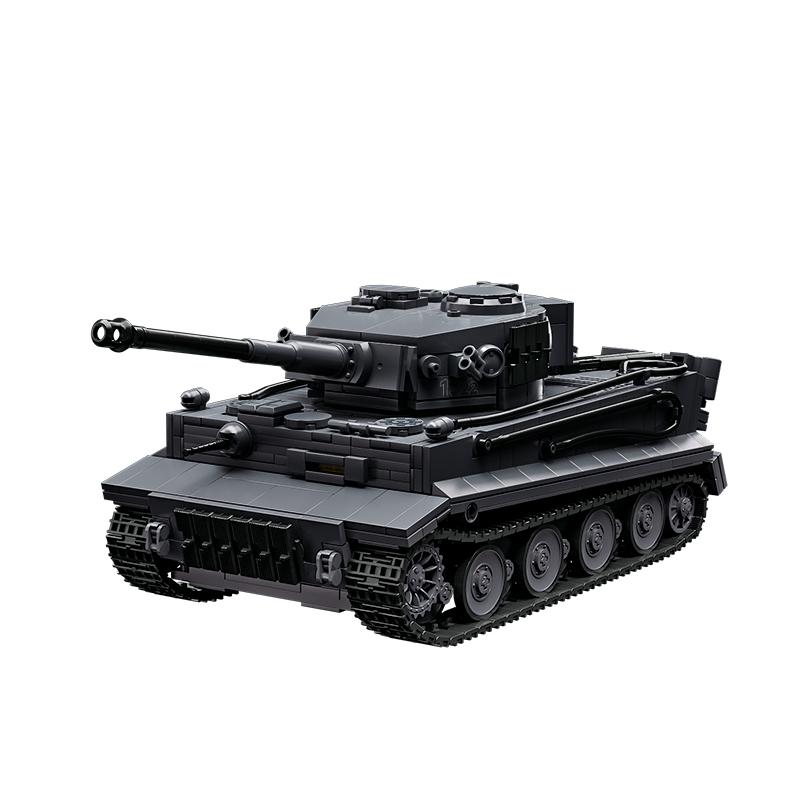 Military Army 1:28 Tiger Heavy Tank MOC Building Model Bricks Sets Creative Blocks Toys Festival Gift For Adult Friend 1600+pcs