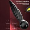 Small Size Spiral for Beginners 7 Vibrators 7 Heads Rotating Remote Prostate Massager Anal Plug