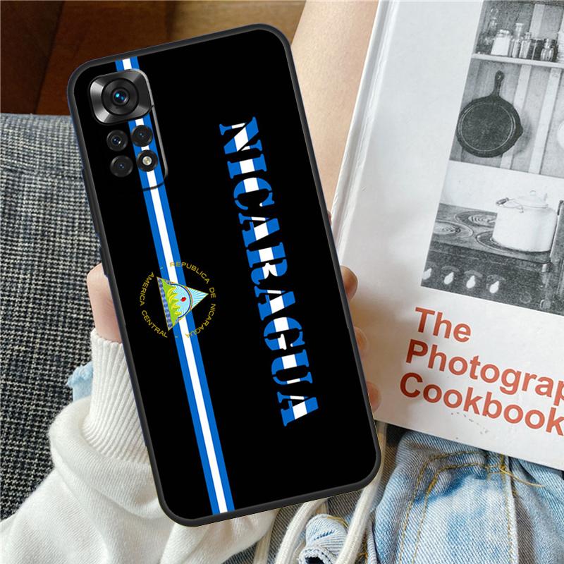 Nicaragua Flag Case For Xiaomi Redmi Note 12 10 9 11 Pro 9S 10S 11S 12S Cover For Redmi 12 9C 10C 12C 13C