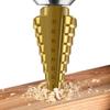 3-12/4-12/4-20mm HSS Titanium Coated Step Drill Bit Drilling Power Tools For Holz Metal High Speed Steel Loch Wood Hole Cutter