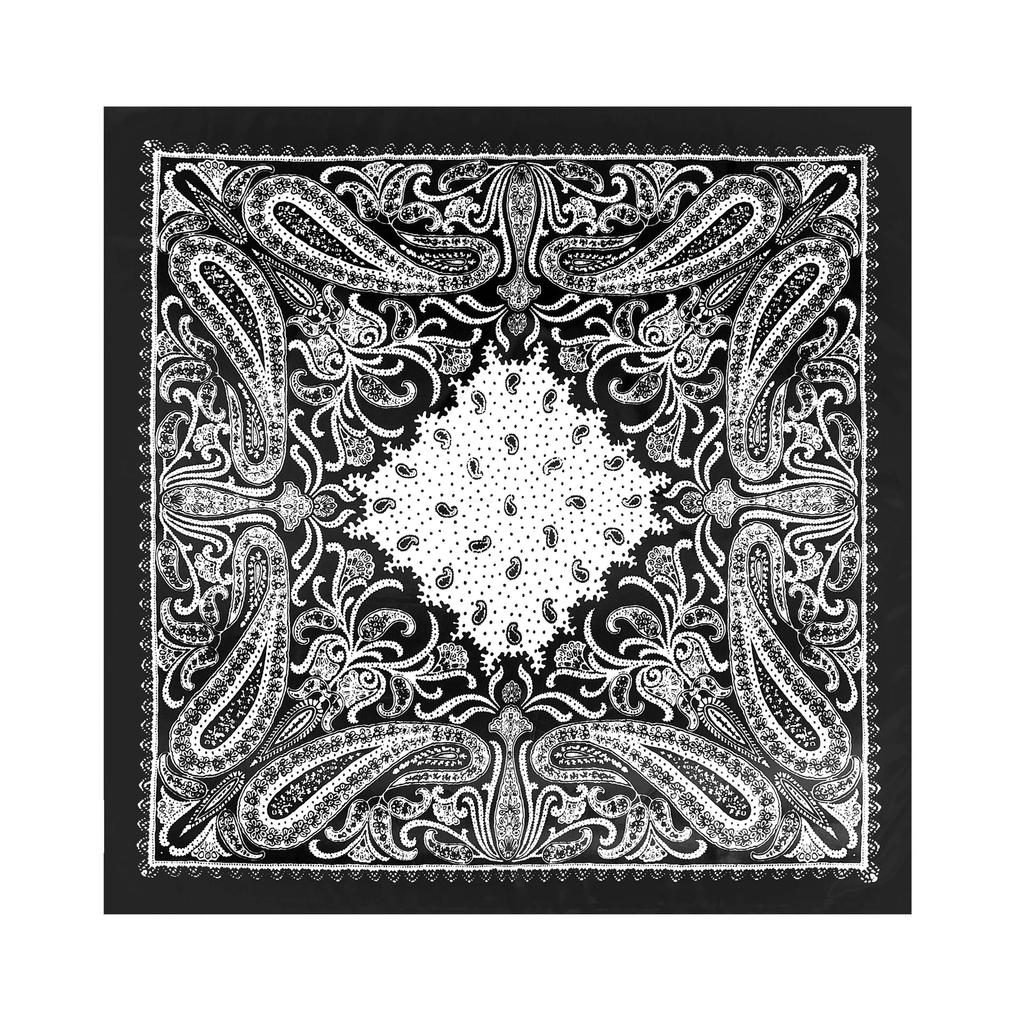 90cm Silk Scarf Ladies Large Square Scarf New Cashew Printed Turban Shawl Silk Scarf Silk Scarf Ladies Fashion