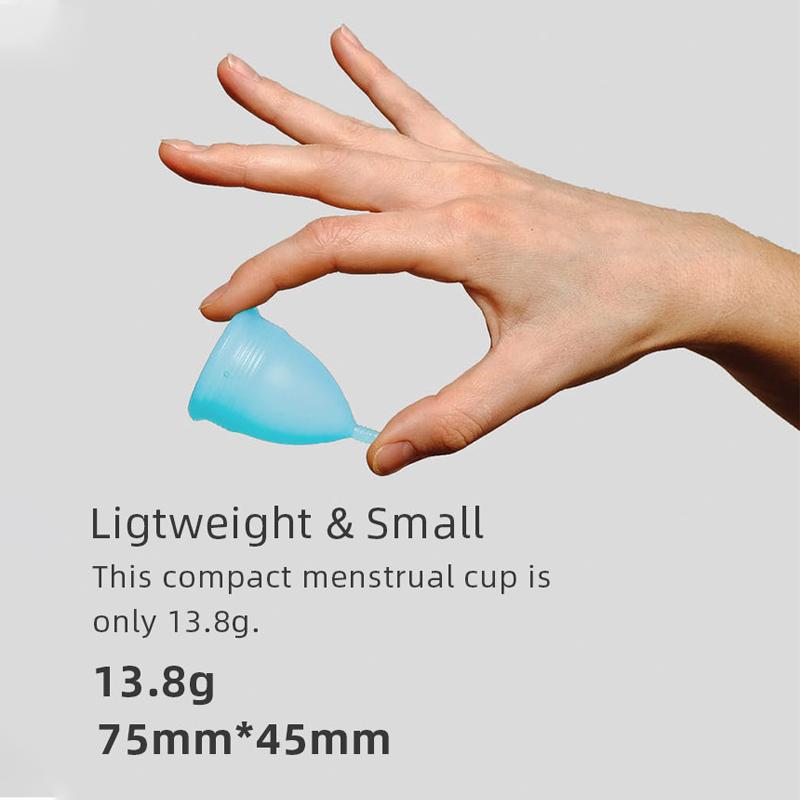 Reusable Cup Menstrual Cups Menstruation Bowl Mentrual Silicon Period Products Silicone Women's Hygiene Health (A18).