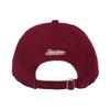 Universe Rubber Patch Washed Cap_BURGUNDY