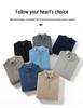Eleganter Herren-Halbreißverschluss-Kaschmirpullover, einfarbige Strickware mit Stehkragen, Business Casual Pullover