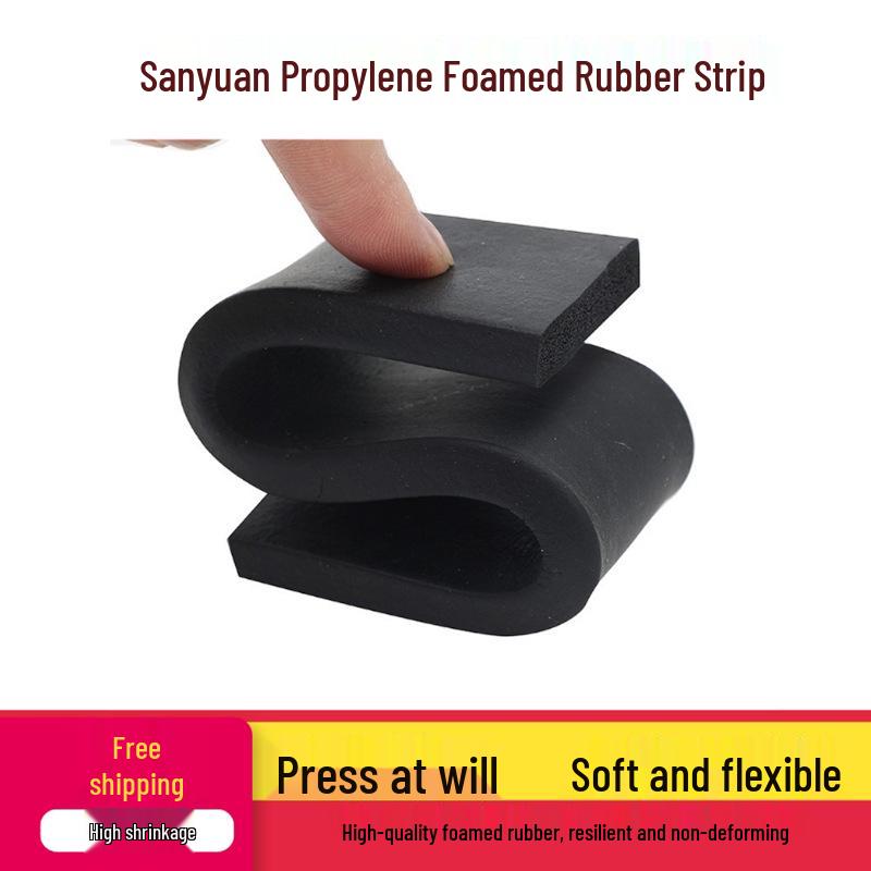 EPDM Rubber Sealing & Foam Strip - Waterproof, Elastic, Anti-collision Sponge for Marine Cabinets