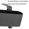Practical Car Seat Back Organizer ABS Rear Row Storage Box with Hook Cup Holder Universal Stuff Holder Car Interior Accessories