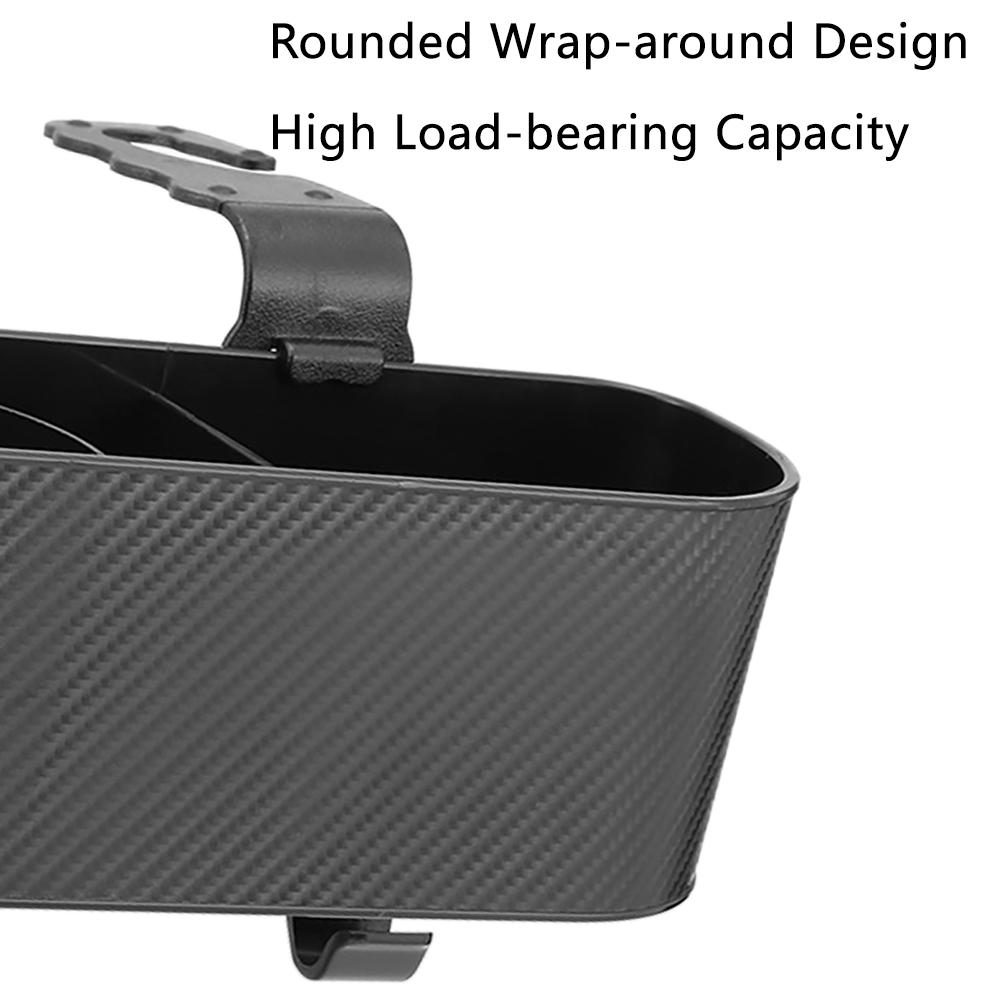 Practical Car Seat Back Organizer ABS Rear Row Storage Box with Hook Cup Holder Universal Stuff Holder Car Interior Accessories