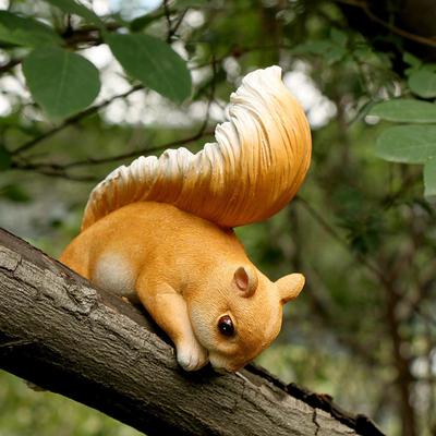 Charming Squirrel Garden Sculpture for Outdoor Spaces