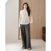 Demana Elegant Lace Stand Collar Thermal Base Layer Shirt