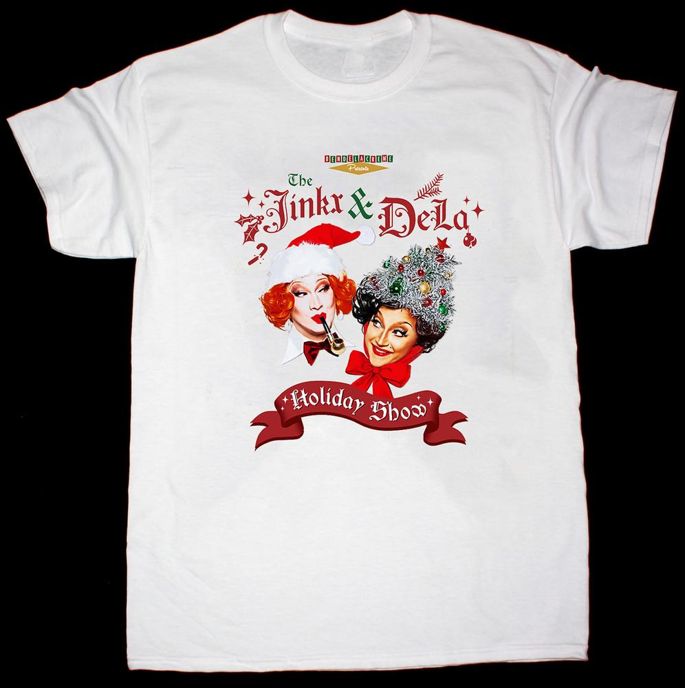 The Jinkx amp; Dela Holiday BenDeLaCreme Jinkx Monsoon Unisex TShirt Unisex T-Shirt XL