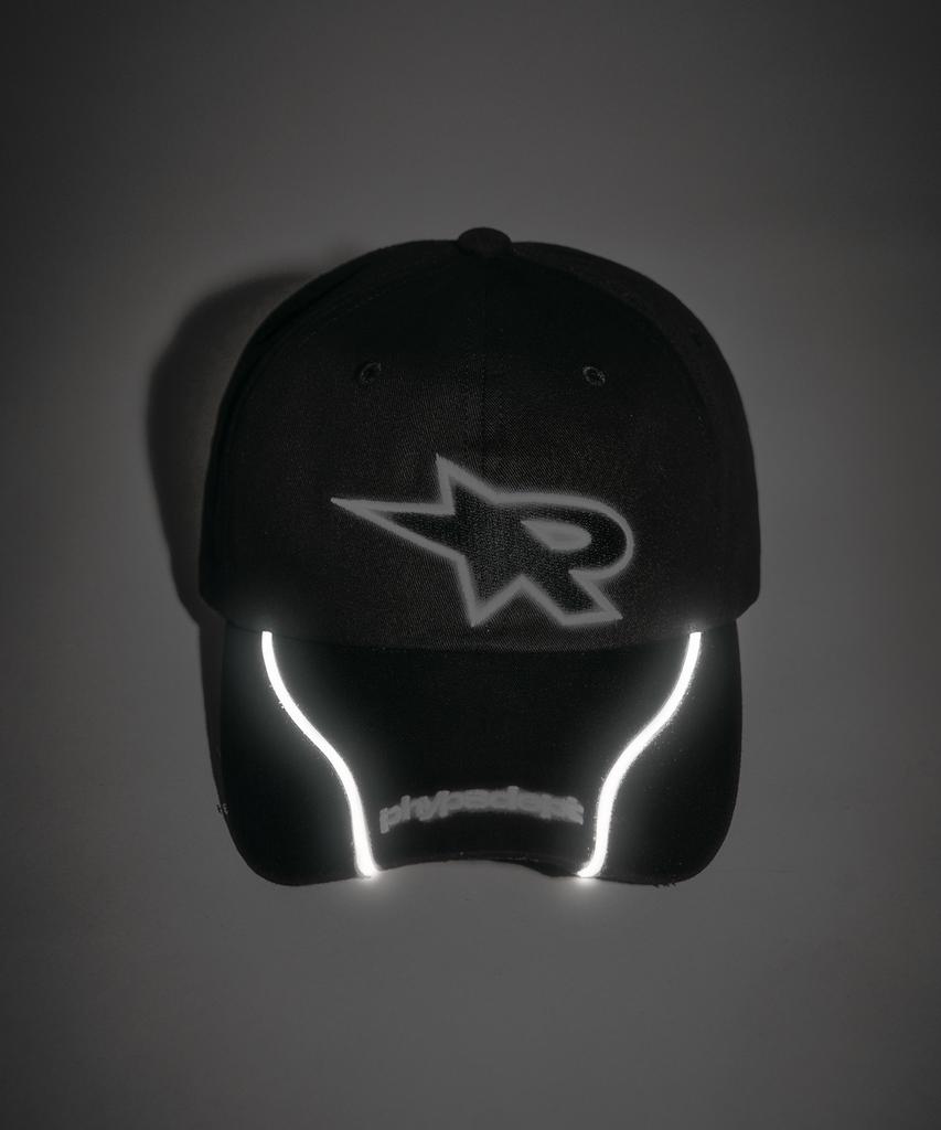 PHYSICAL DEPARTMENT Reflective Piping Acting Logo Ball Cap_Black