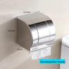 Stainless Steel No-Punch Waterproof Toilet Paper Holder