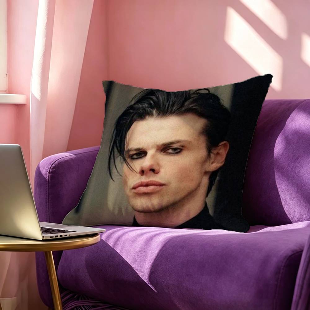 Yungblud Music Singer Pillow Case Square DoubleSided Sofa Cushion Cover Bedroom Bedside Pillow