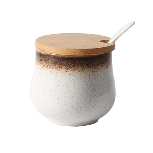 

Japanese Style Oil Pot Spice Jar Kitchen Storage Container Ceramic Chili Box Salt Sugar Jar Kitchen Utensils Home Decoration New