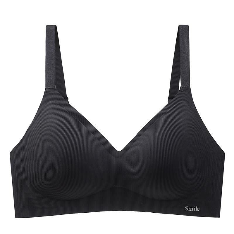 Soft support underwear women gather small breasts, show large and seamless upper support secondary breasts, no steel ring, anti-sagging latex bra
