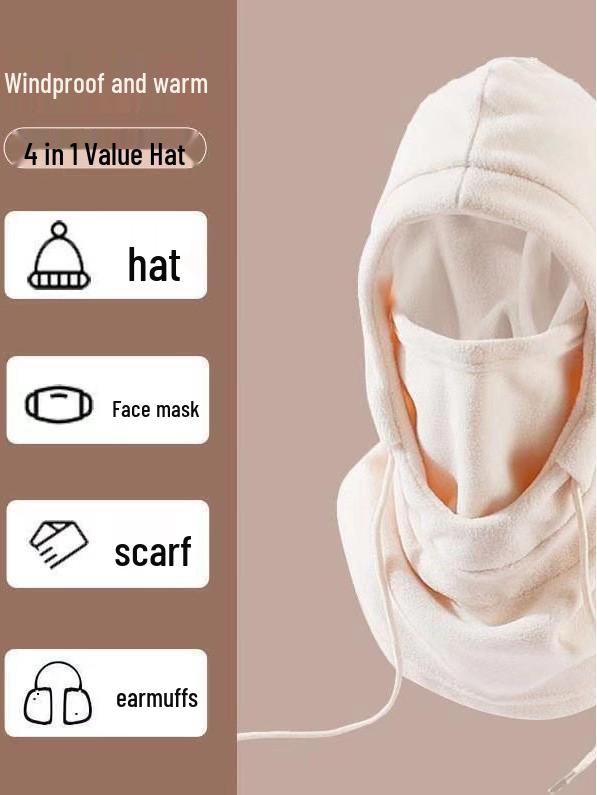 Unisex Winter Cycling Windproof Hat & Ski Face Mask - Cold-Proof, Warm Neck Gaiter & Headgear
