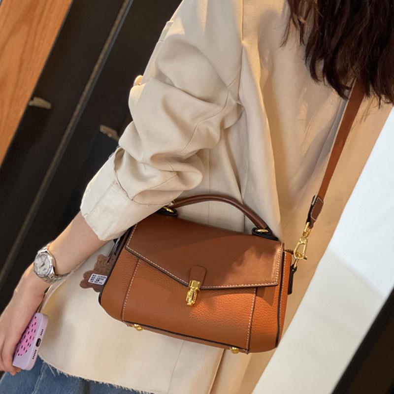 Luxury Designer Women's Shoulder Bag Fashion Genuine Leather Women Handbags  Cowhide Female Crossbody Bags 88191