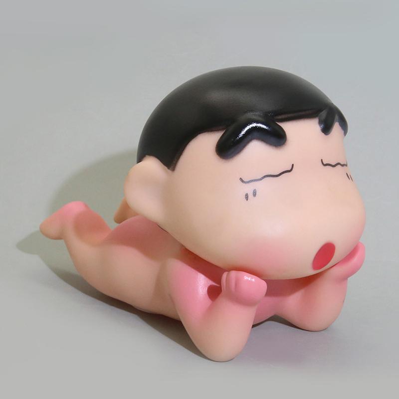 1Pc Mobile Phone Support Crayon Shin-Chan Desktop Phone Holder Stand Cute Cartoon Tablet Ornament Home Decoration Toys