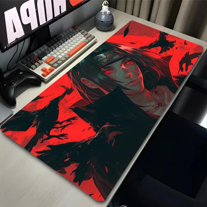 Mouse Pad NonSlip Mousepads Game Play Mats Notebook Computer Pad Table Mat Pc Carpet NNarutos Uchiha Itachi Mousepad Xl Xxxl