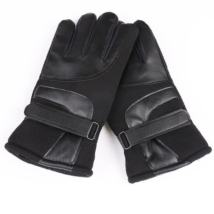 Autumn and Winter Warm Gloves for Men and Women Thickened Large Cotton Outdoor Cycling Sports Cold Proof Bicycle Touch Screen Gloves