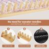 Knitting Carpet Frame 46inch Chunky Yarn Blanket Loom Adjustable Length Knitting Blanket Machine DIY Handicrafts Weaving Tool