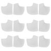 6 pares de almohadillas para el talón Protector de cojín cubierta protectora del talón con absorción de impactos con agujeros