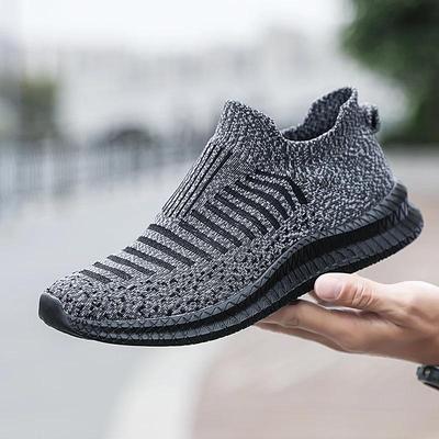 Atmungsaktive Herren Freizeitschuhe Leichte Outdoor Herren Wanderschuhe Rutschfeste Herren Sneaker Slipper Flats Vulkanisierte Schuhe