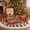 Calendrier Compte à Rebours Saisonnier 2026 Noël Teckel Calendrier de l'Avent, Ensemble d'Ornements Collectionnables 3D Cadeau d'Anniversaire pour Enfants avec 24 Mini Figurines de Chiens,
