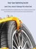 Universal Rubber Anti-Skid Tire Chains for Cars, SUVs, and Vans - Protects Tires In Winter Conditions