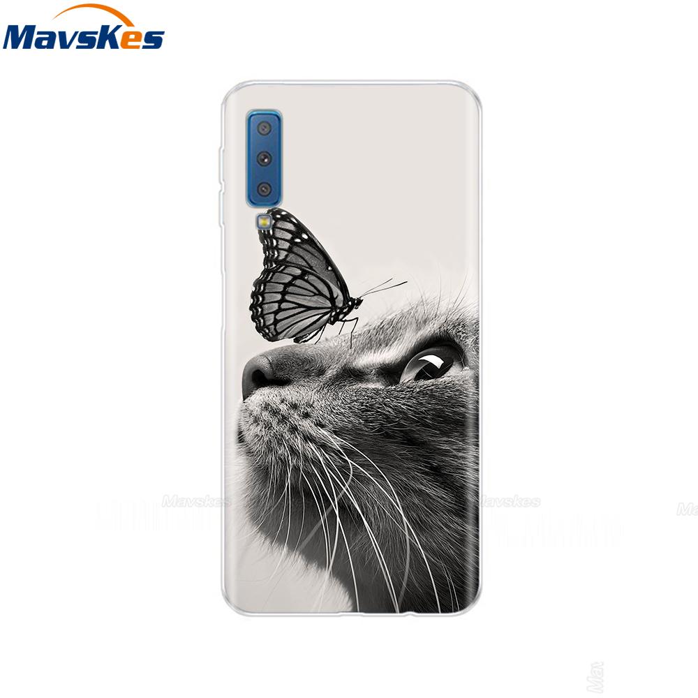 Silicone Cover For Samsung Galaxy A7 2018 Case A750 A750F Case 6.0' TPU Phone case For Samsung A 7 2018 750 750F Fundas Coque