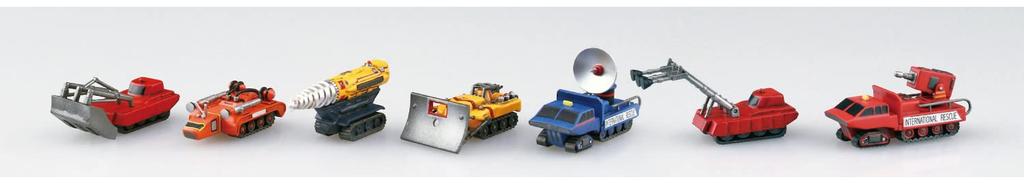 Aoshima Bunka Kyozai Thunderbirds 11 Thunderbird 2 Rescue Vehicle Scale Plastic Model Kit Co., Ltd. No. & 1/350