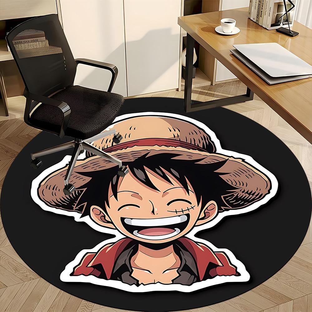 StrawHat Office Round Area Rug,  Under Office Chairs Bedroom Living Room Home Decor A0908173